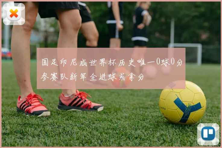 国足印尼成世界杯历史唯一0球0分参赛队新军全进球或拿分